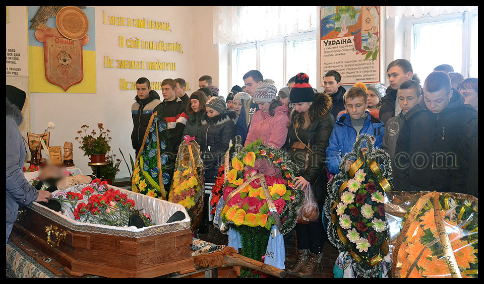 похорон С.Д.Лук'яненка в с.Сокіл