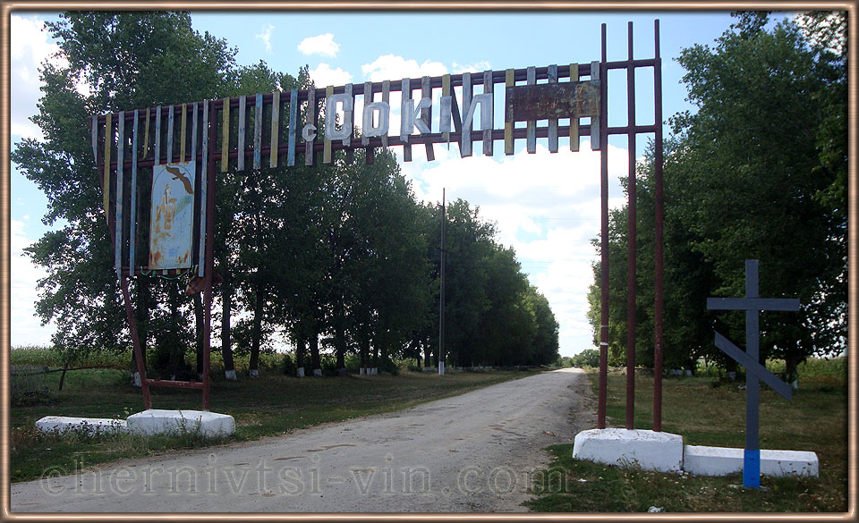 соколянська арка, село Сокіл, район Чернівецький