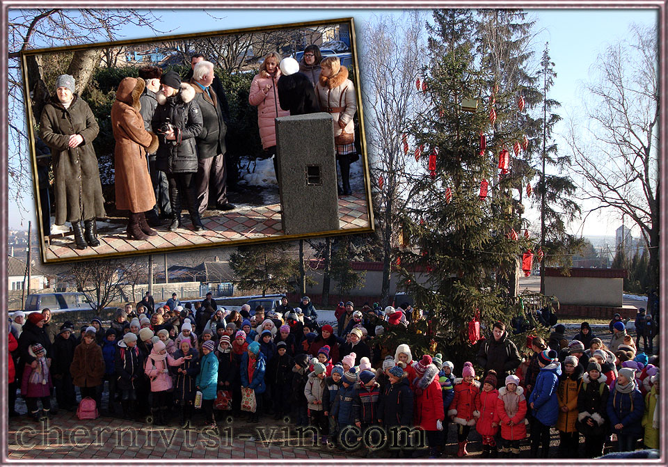 Відкриття новорічної ялинки, район Чернівецький