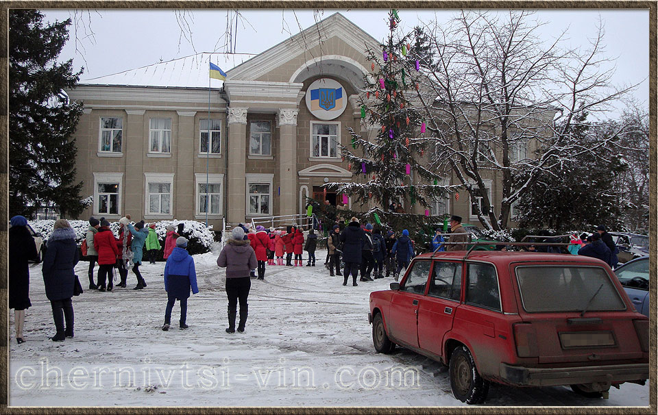 відкриття Новорічної ялинки, смт Чернівці, Чернівецький район