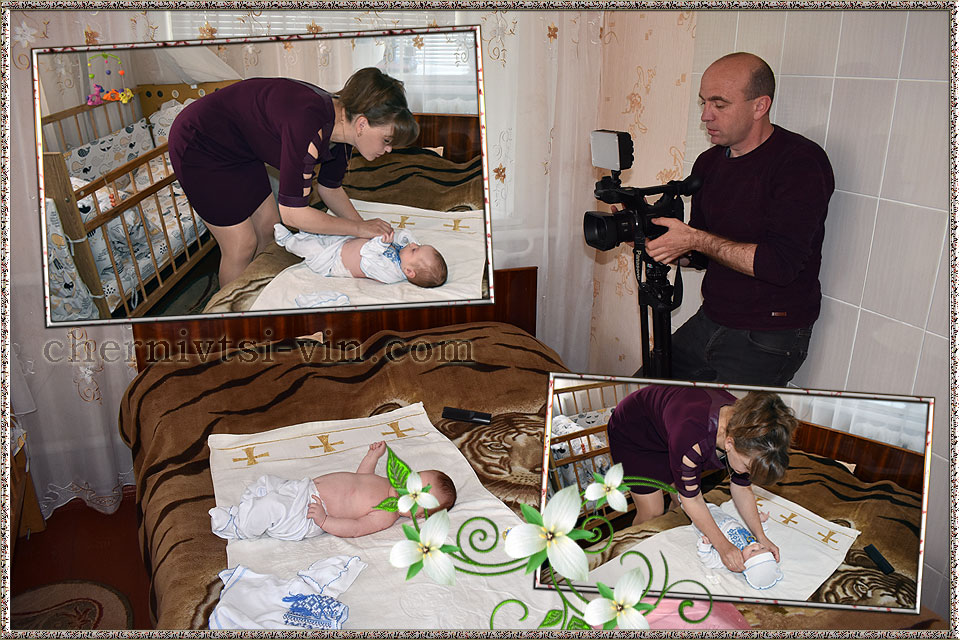 мама вдягає малюка, відеозйомка, район Чернівецький